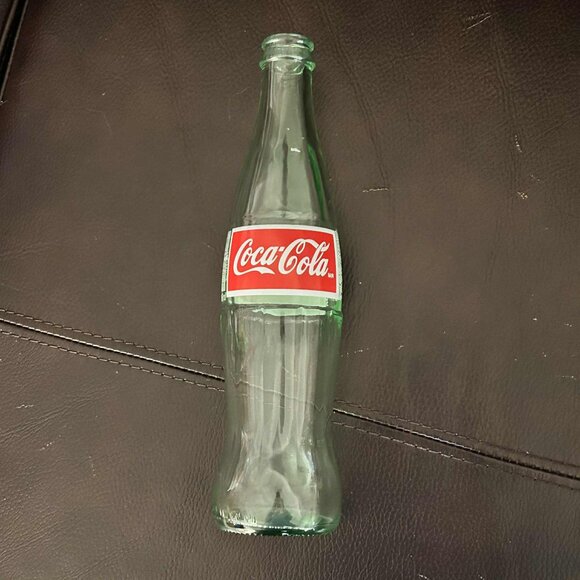 Coca-Cola Coke Bottle 2002 Hecho en Mexico 355 ml Green Glass Empty - Picture 2 of 8